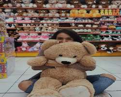 She is fond of cuddly teddy bears.
